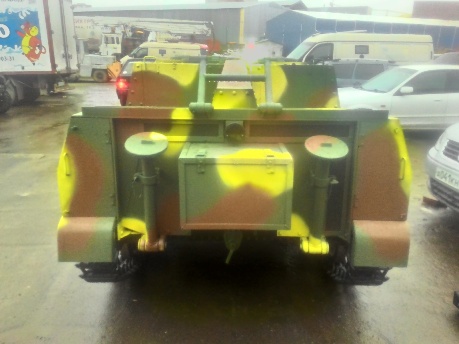 Комсомолец Т-20 (вид сзади)